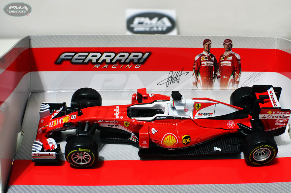 SEBASTIAN VETTEL 2016 FERRARI SF16-H 1:43